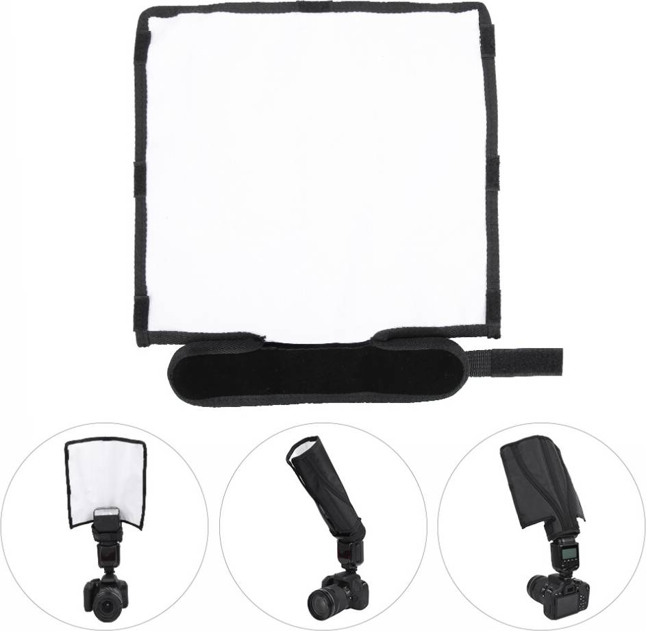 Foldable Universal Flash Softbox Diffuser