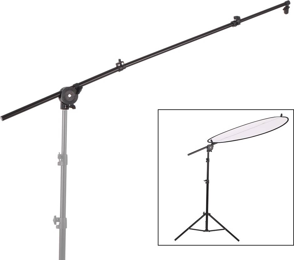 Extendable Photo Studio Reflector Diffuser Holder Stand