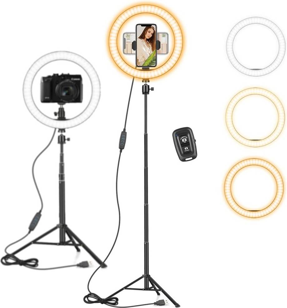 Adjustable LED Ring Light with Dimmable Function