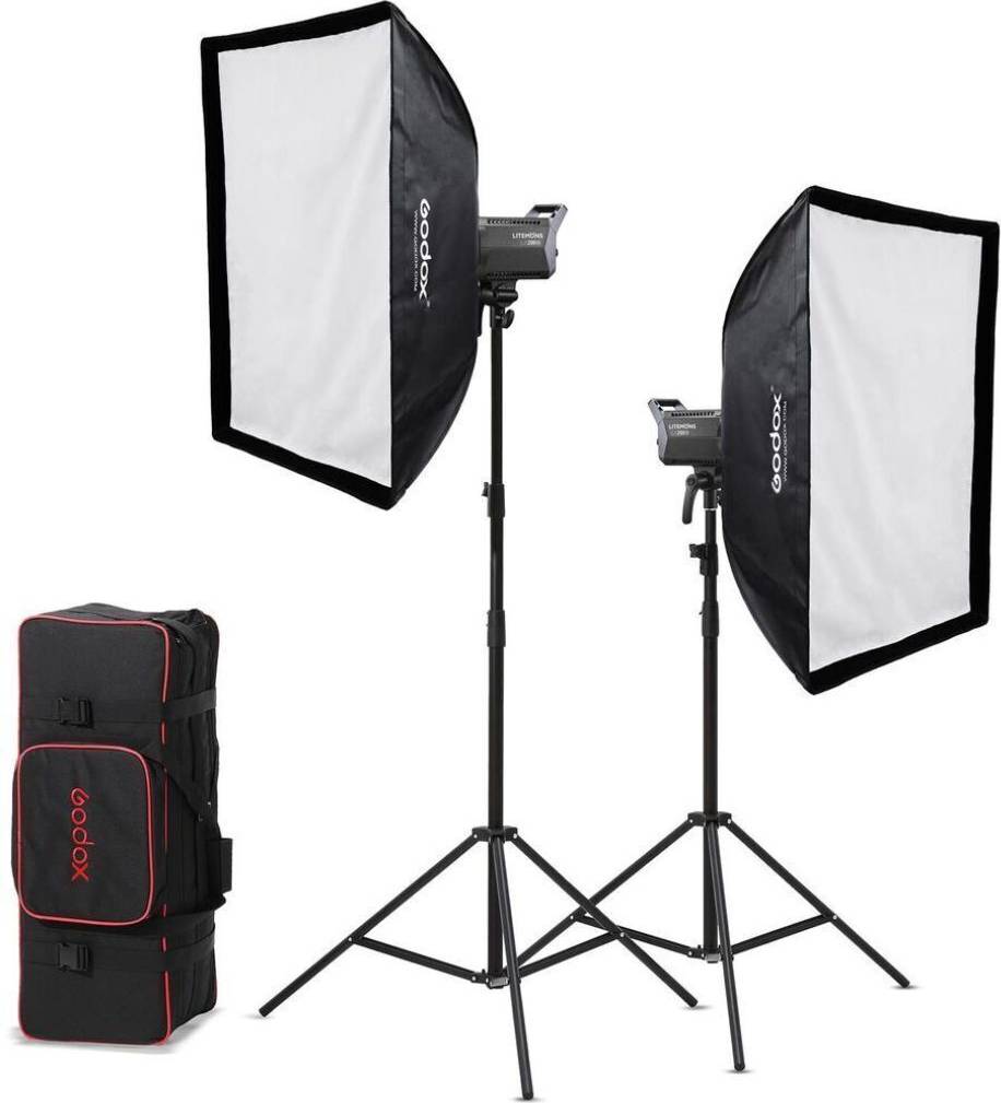 Godox light kit Godox LA200Bi 2-Light Kit with Step-Less Adjustment
