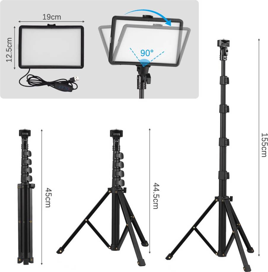 2-Pack USB LED Video Lights Kit