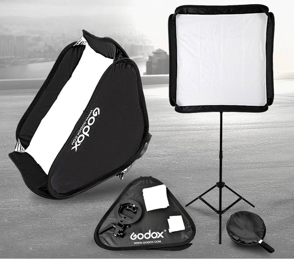 Godox studio kit Godox 40x40cm Foldable Portable Photo Studio Softbox Diffuser Kit