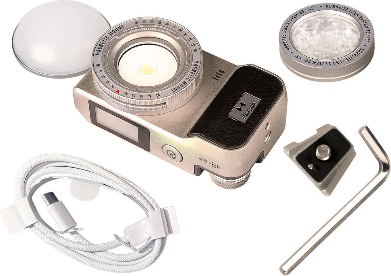Iris Bi-Color LED Light Midnight Black Standard Kit