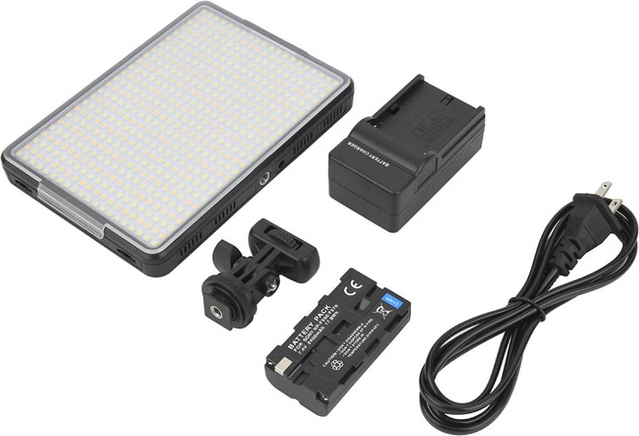 Color Temperature Adjustable Dimmable LED Video Light
