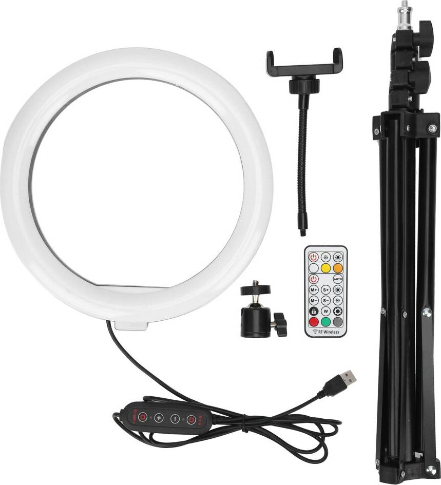 Portable LED Ring Light With Rotating Ball Head