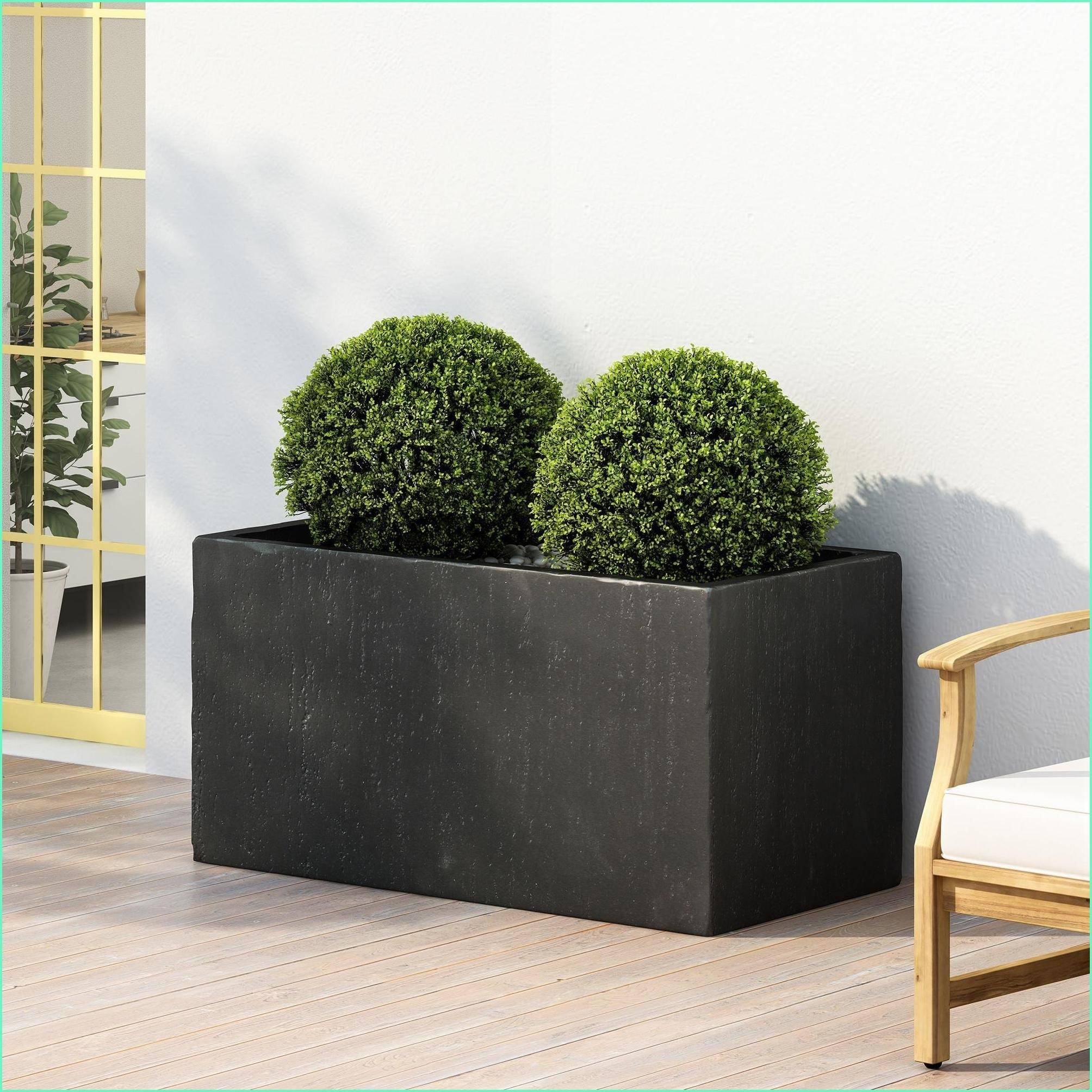 Planter Large 35 Modern Outdoor Rectangular