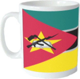 TeeTreeDesigns Mozambique Flag Mug Mug