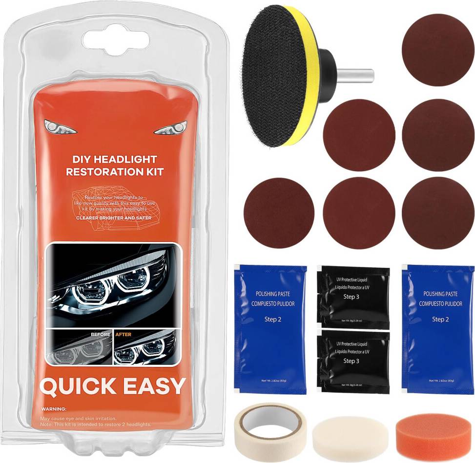 Headlight restoration Car Headlight Restoration Kit