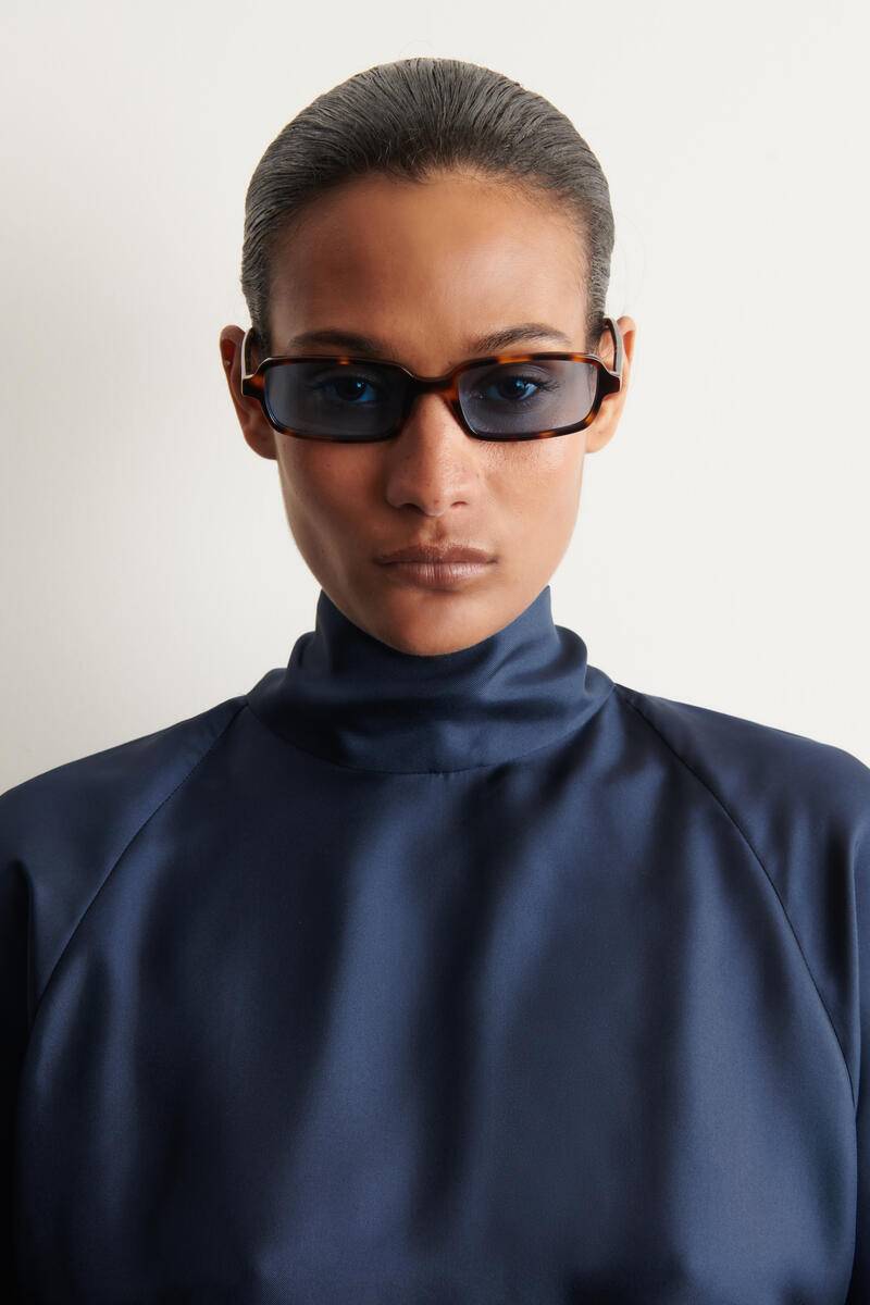 Slim Rectangular Sunglasses