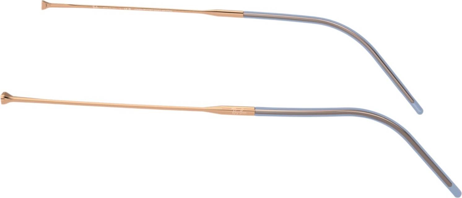 Ray-Ban Ban RBR0101S Aviator Reverse Replacement Arms Metal Silver