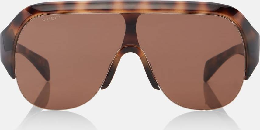 Gucci sunglasses Gucci Lettering Shield Sunglasses