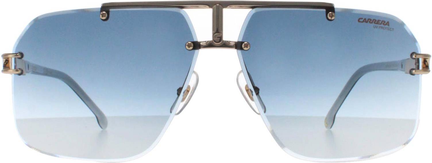 Carrera Rimless Mens Gold Blue Gradient - Guld