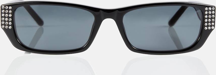 Farrow Embellished Rectangular Sunglasses