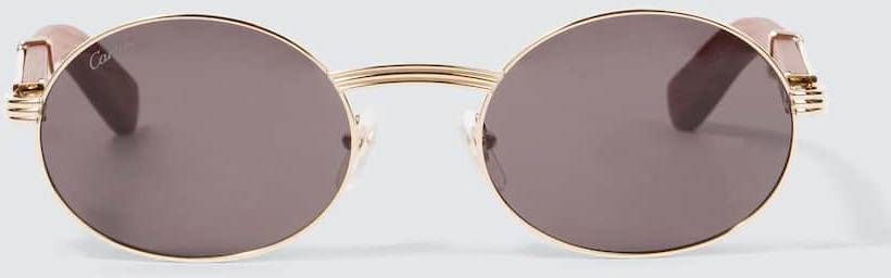 Cartier Collection Round Sunglasses - Brown
