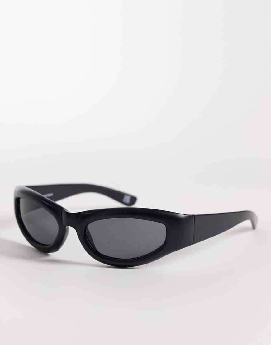 ASOS DESIGN Formstøbte Solbriller Sort Stel Sorte Glas