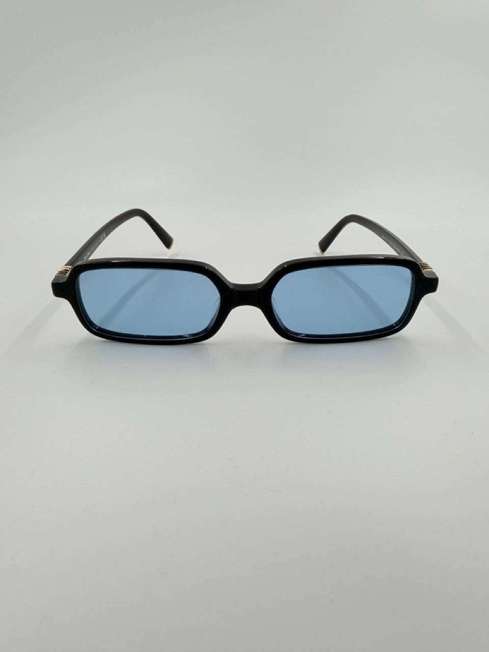 Miu Miu Rectangular Solbriller Sorte Smalle 90s