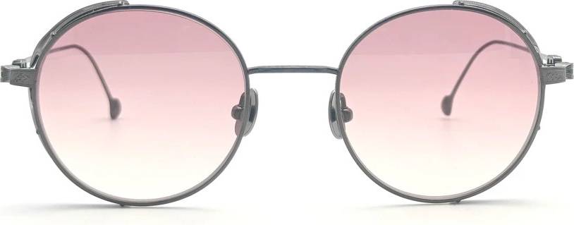 Matsuda Runde Solbriller Ruthenium Rose Gradient - Grå