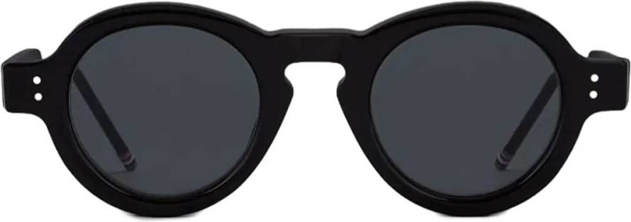 Thom Browne Runde Solbriller Herre - Sort