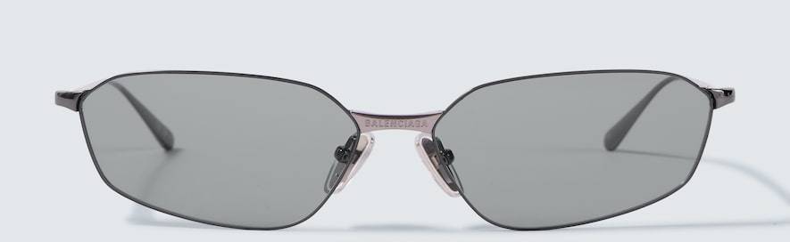 Balenciaga Invisible 2.0 Rectangular Sunglasses - Blue