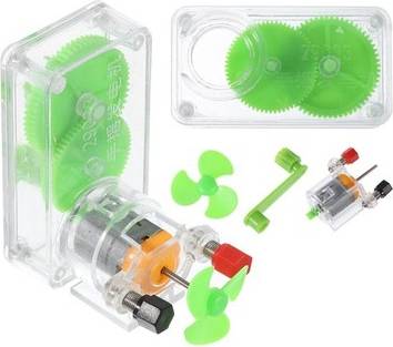 Uxcell 2pcs Hand Power Generator Motor Assemble Kit