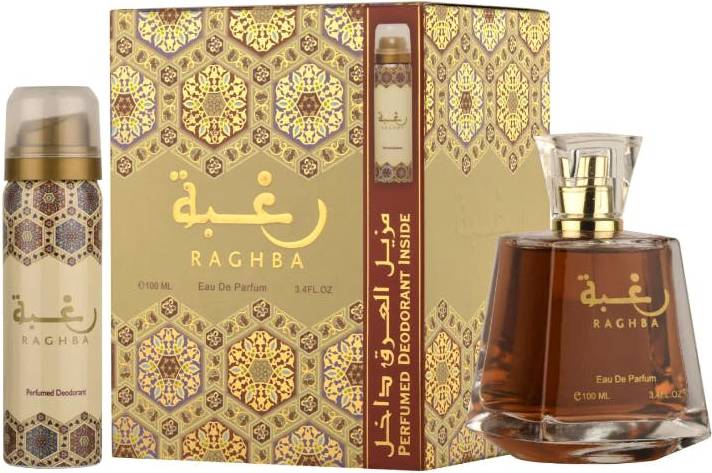 Lattafa Raghba Gift Set 50 ml 100 ml