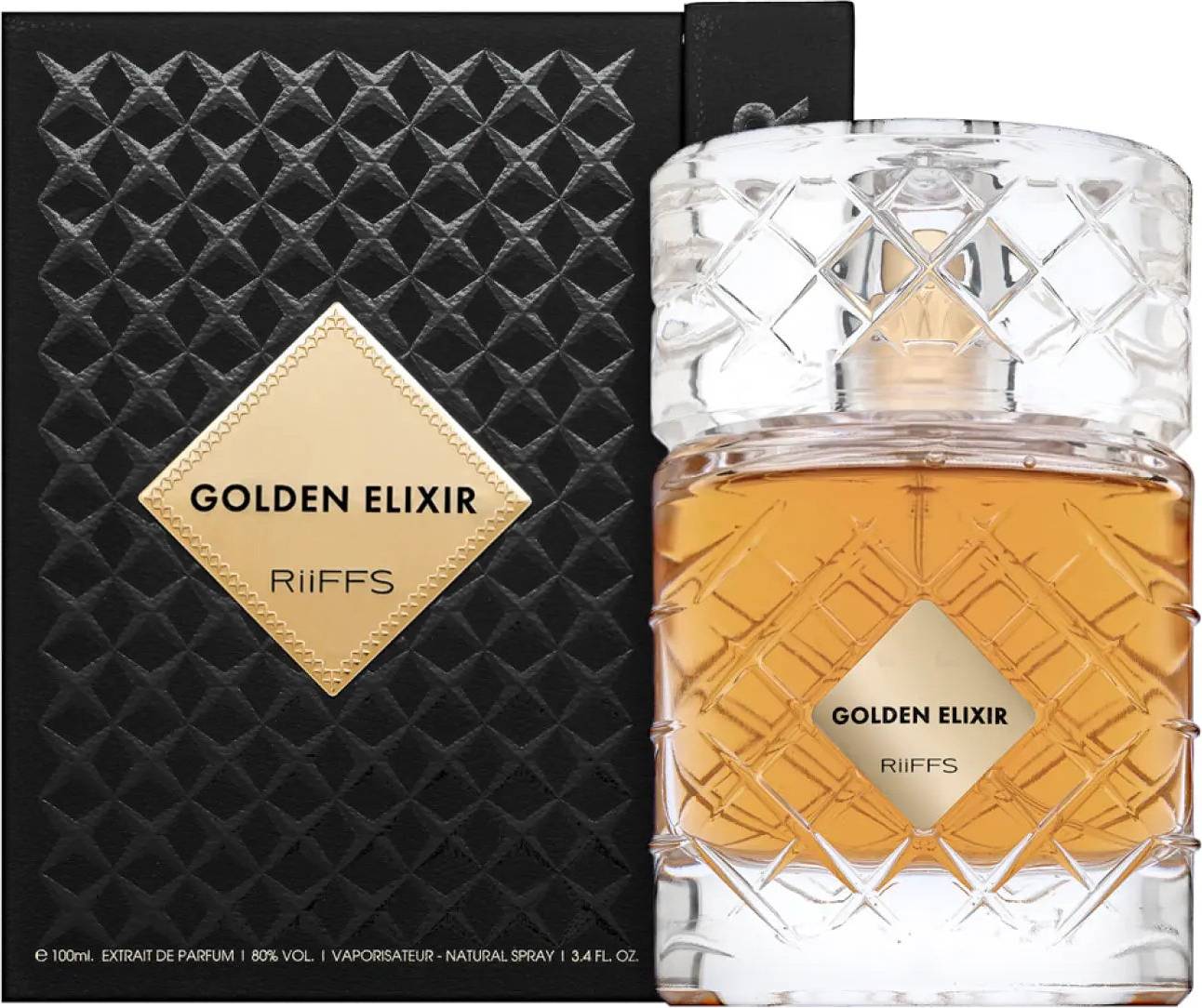 Riiffs Golden Elixir Perfume Extrait 100ml