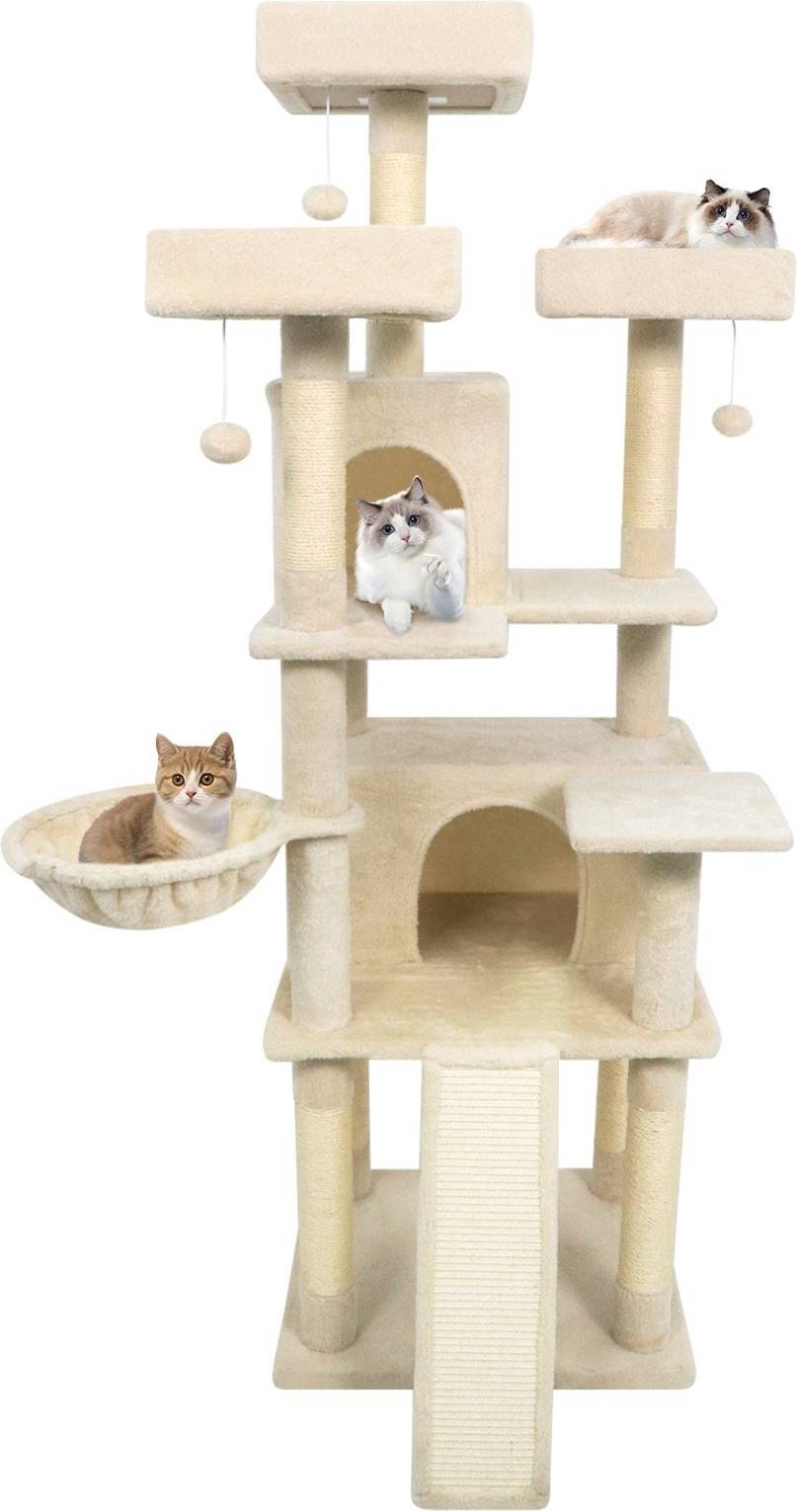 Multi level cat tree SlickBlue Multi Level Cat Tree with Condos Perches