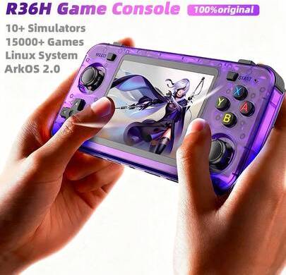 Shein R36H Retro Handhållen Spelkonsol Linux System
