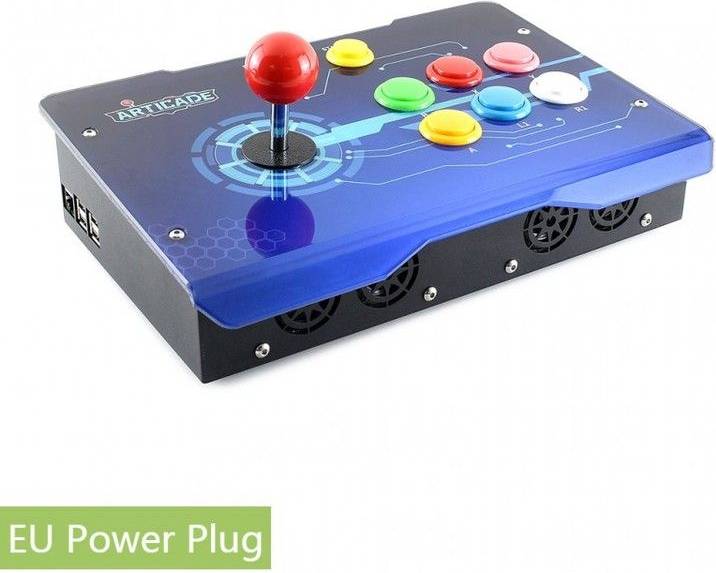 Raspberry Pi-Powered Arcade Console - Blue