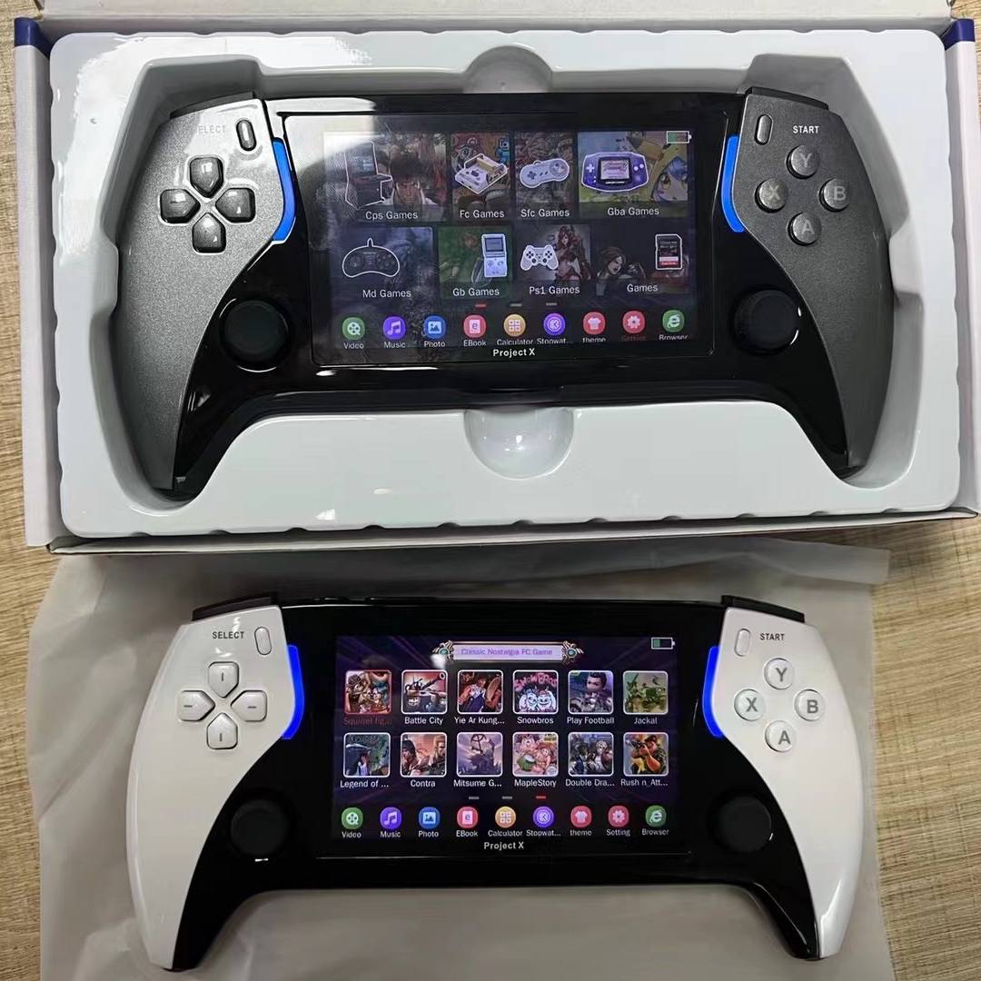 Handheld game Portable 4.3 Inch Handheld Game Console with Preloaded Games