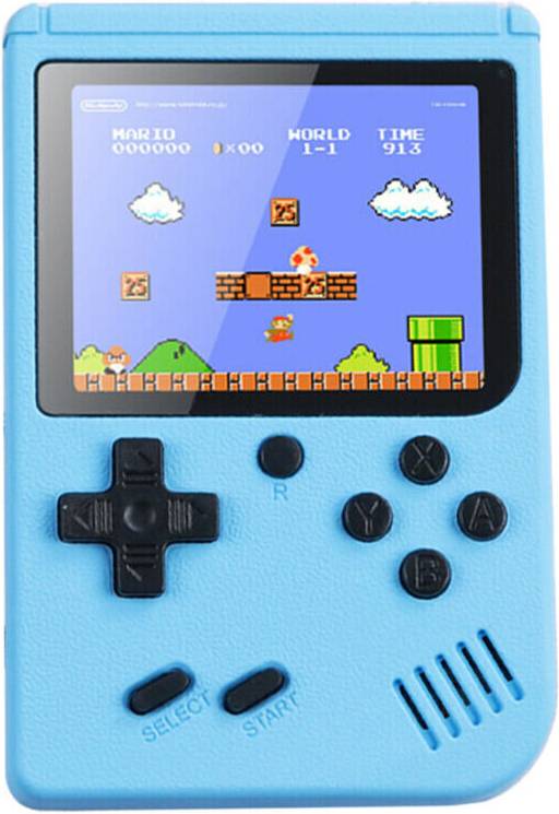 GERUI Blue Handheld Retro Console Gameboy Style