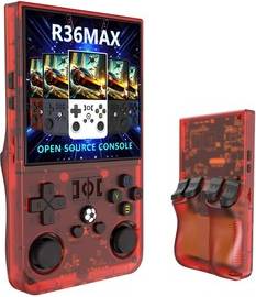 Console portatile da gioco Linux R36MAX - 64 GB - Rosso