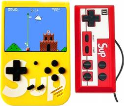 Portable Retro Handheld Video Game Console 2-pack - Yellow/Red