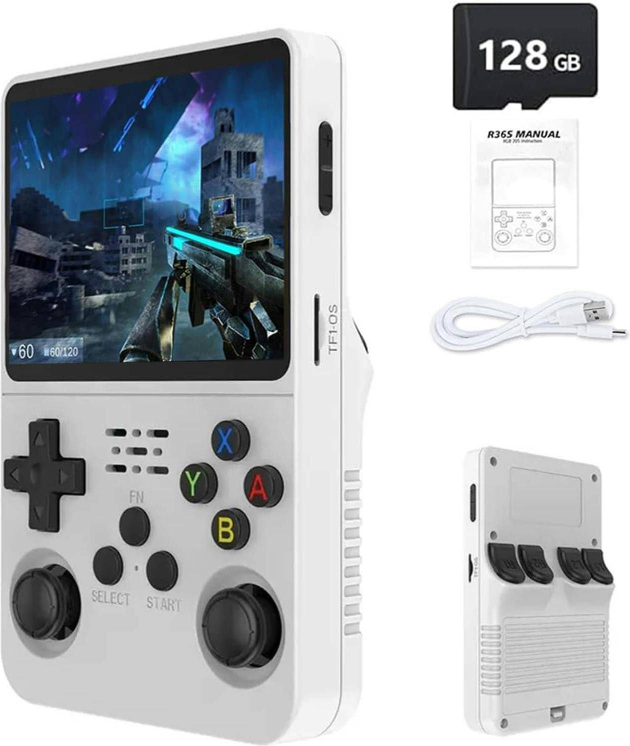 DYZI R36S Retro Handheld Game Console 128GB
