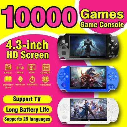 Shein 4.3 Inch Screen Handheld Game Console
