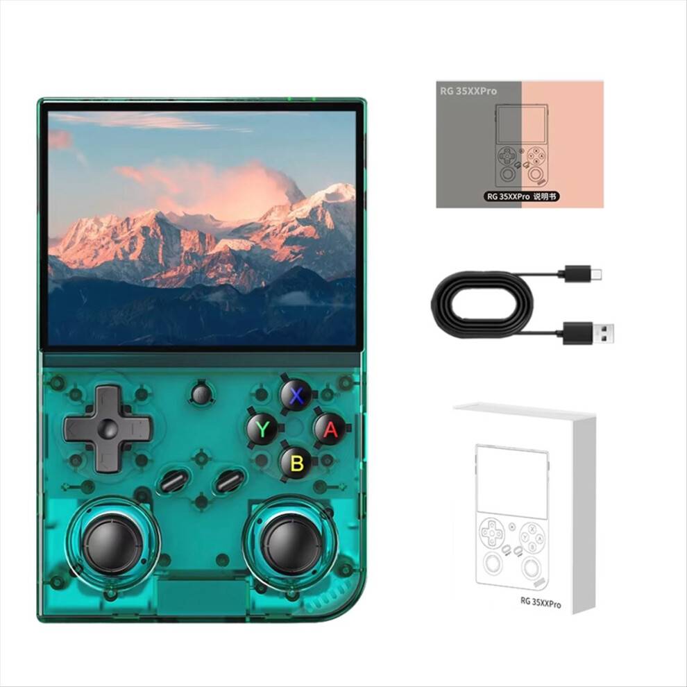 Saudism Handheld Retro Game Console 3.5 Inch IPS Screen