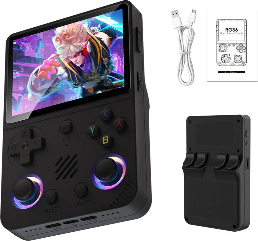GOPatriot Memory RG36 PRO Retro Handheld Game Console
