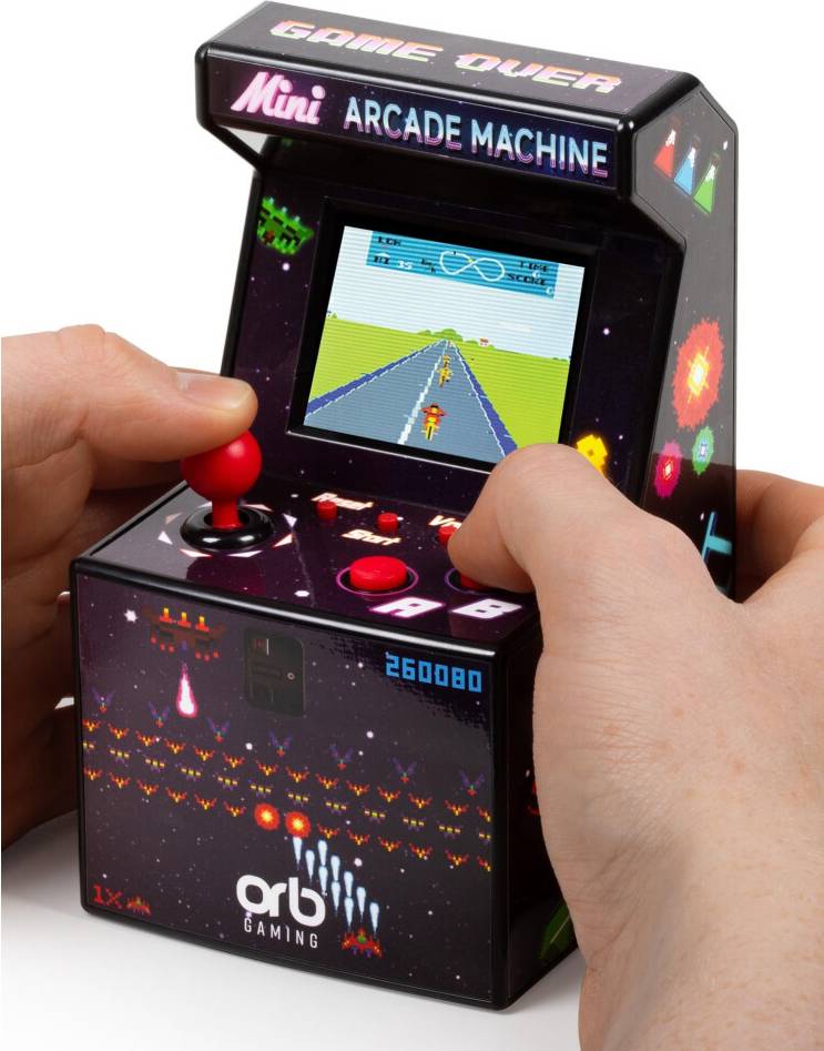 Thumbs Up Mini Arcade Machine 240 Built-In 8-Bit Games
