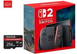 Nintendo switch game console Nintendo Switch 2 Console Sandisk Microsd Express Card