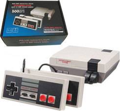 500 Video Game Console With Dual Controllers - Grey