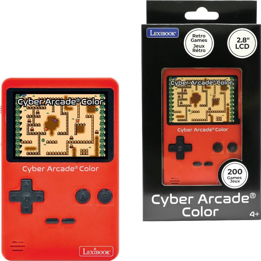 Lexibook Cyber Arcade Color Portable Retro Games Console