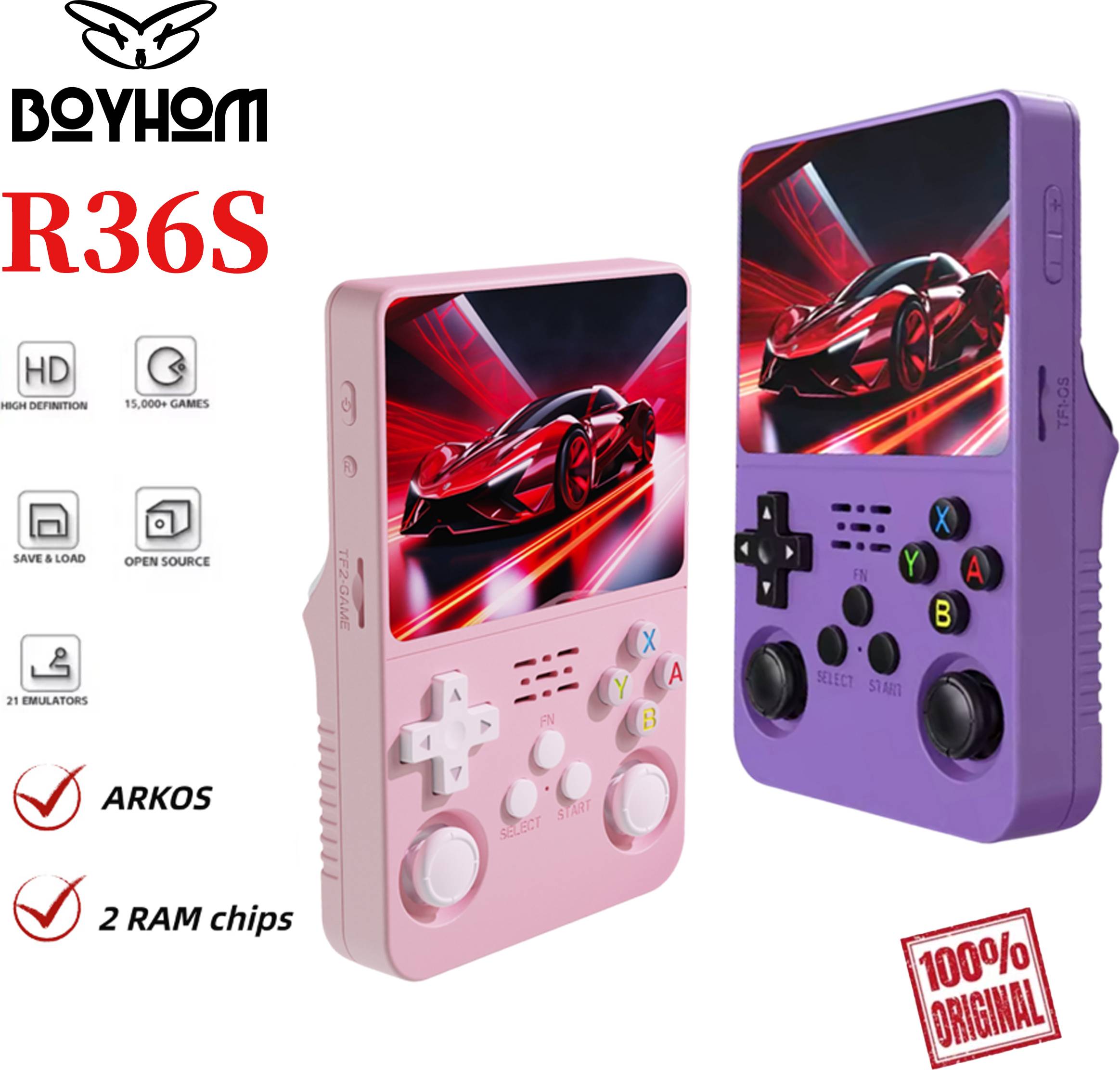 R36S Retro Handheld Game Console