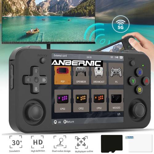 Handheld Rg35xx H Retro Game Console