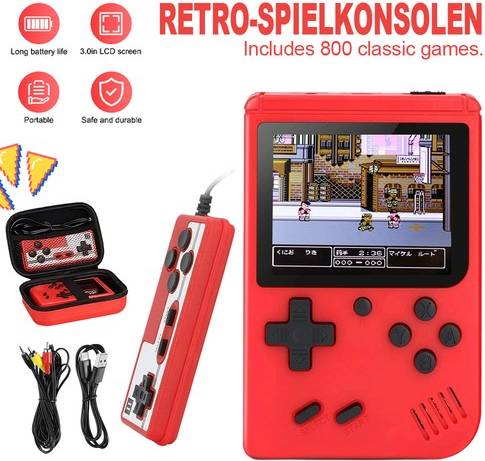 Handheld Retro Video Game Console