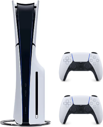 PS5 Slim Disc Console Extra DualSense Wireless Controller Bundle 1