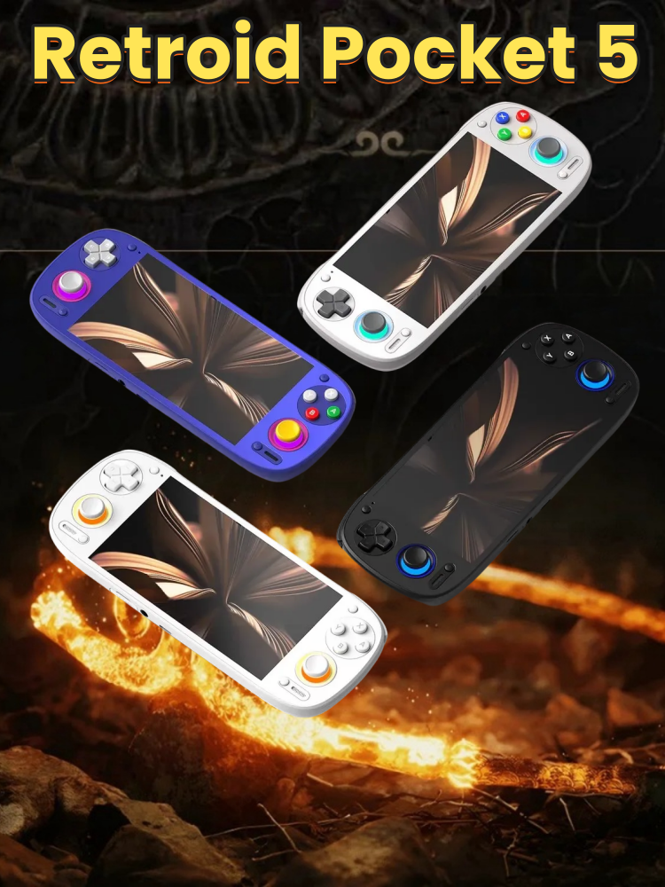 Retroid Pocket 5 Handheld Game Console