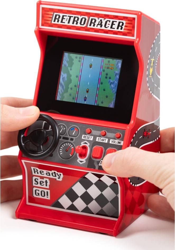 Thumbs Up Mini Arcade Racing Machine Handheld Console