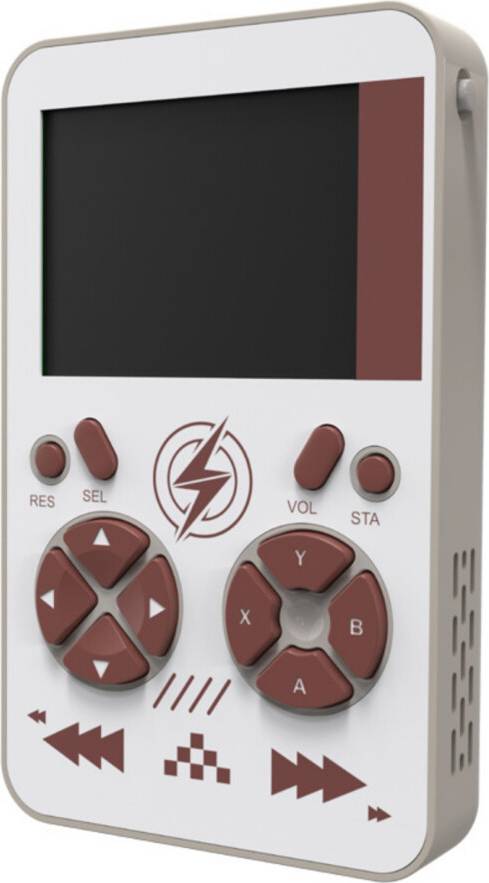 Portable Handheld Game Console - White