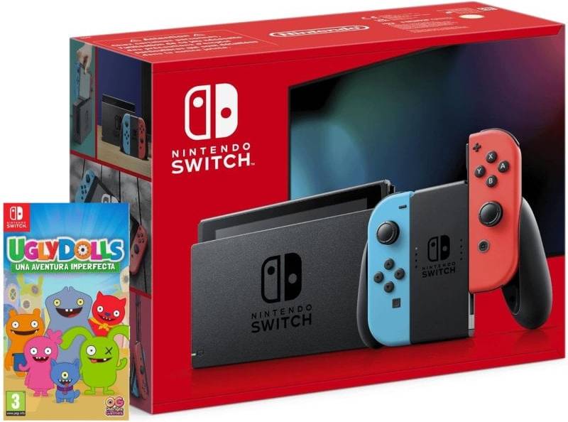 Nintendo switch console Nintendo Switch Bleu Néon Rouge V3