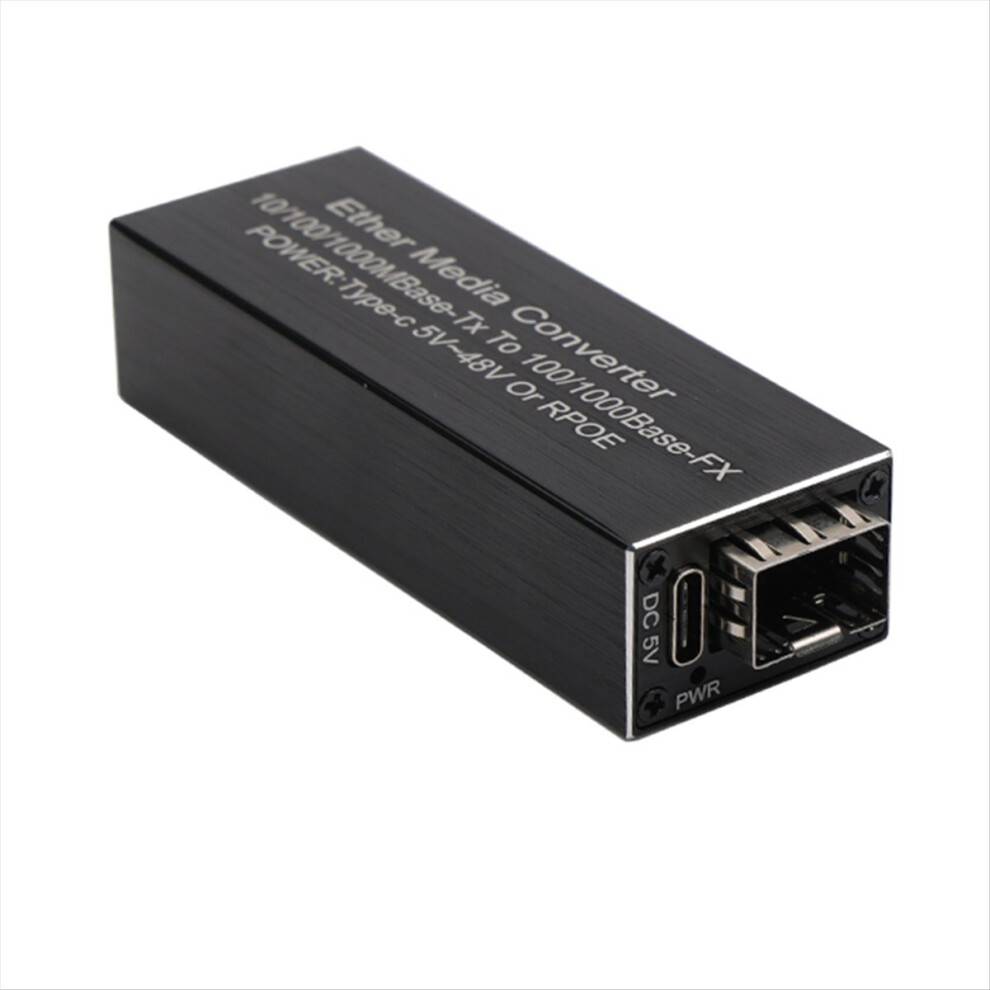 Saudism Mini RPOE 1.25G Media Converter SFP Transceiver Module